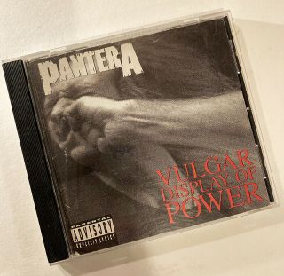 Pantera Cd Vulgar Display Of Power Autographed Signed By Dime,  Vinnie Paul & Rex