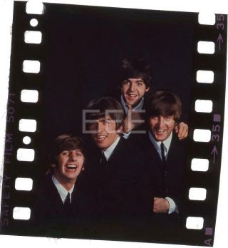 The Beatles John Lennon Paul Mccartney Old Photo Transparency 704b