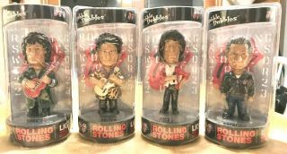 The Rolling Stones Set Of 4 Bobble Heads Bobbleheads 2002 Licks Tour Official