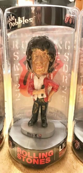 The Rolling Stones Set of 4 Bobble Heads Bobbleheads 2002 Licks Tour Official 2