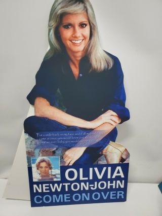 Olivia Newton John Movie Promo Poster 16 " Counter Standee Display Come On Over