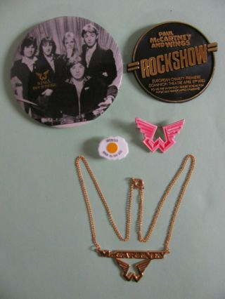 The Beatles Paul Mccartney And Wings Swag 1970 