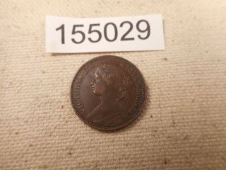 1875 H Great Britain Farthing Collector Grade Album Raw Coin - 155029