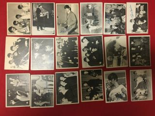 1964 Topps Beatles BLACK & WHITE 3rd Series complete 50 card set 3