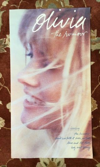 Olivia Newton - John The Rumour Rare Promotional Poster From 1988
