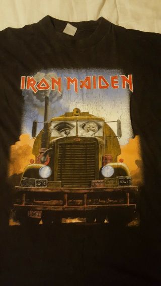 Iron Maiden Official Tour T Shirt A Real Live One Tour 1993