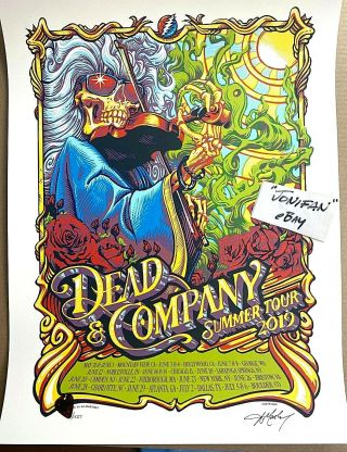 Dead And Company Summer 2019 Tour Show Edition Poster /1150 Aj Masthay