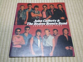 " John Cafferty And The Beaver Brown Band " Tourbook Japan Tour 1985 Program
