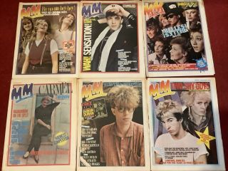 Melody Maker 1983 Newspapers Joblot X 17 Duran Costello Prince Leppard