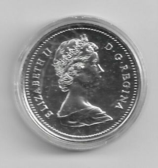Canada One Dollar 1974 Silver.  500 