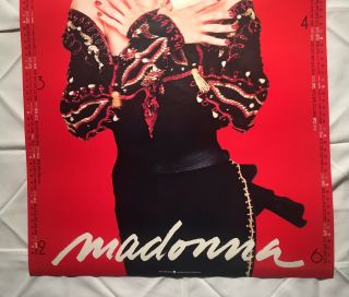 Madonna Rare You Can Dance Japanese Promo 2 Sided Poster Calendar Warner - Pioneer 3