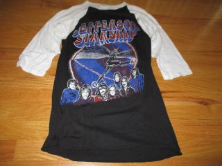 80s Jefferson Starship Concert Tour (y Med) Baseball Shirt Grace Slick