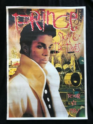 Prince Poster - Rare - Sign O The Times 1987 Tour