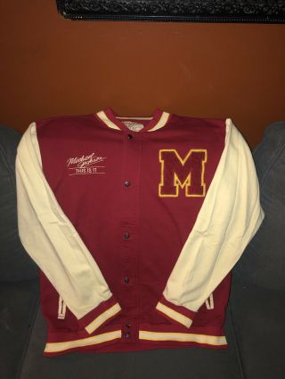 Michael Jackson Thriller THIS IS IT Tour Limited Edition Varsity Jacket Size XL 2