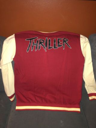 Michael Jackson Thriller THIS IS IT Tour Limited Edition Varsity Jacket Size XL 3