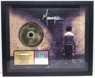 Mudvayne Lost And Found 2005 Riaa Gold Cd Award Plaque