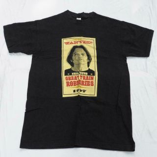 1997 Neil Young Concert Tour Shirt Size L 90’s Vintage Great Train Robberies