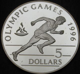 Niue 5 Dollars 1992 Proof - Silver - Olympic Games 1996 - 963 ¤