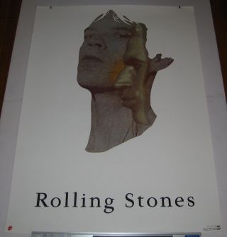Rolling Stones Japan Promo Only 84 X 59 Cm 1991 Poster Cbs Sony No.  3