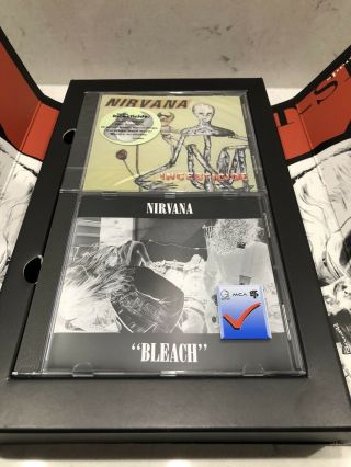 NIRVANA LTD EDITION Box set - Inc Bleach & Incesticide CDs,  T - Shirt & Postcard 2