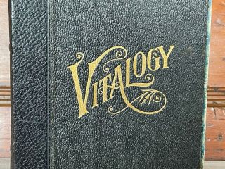 VITALOGY (1910) ILLUSTRATED VOL.  II | ANTIQUE HARDCOVER BOOK | RARE | PEARL JAM 2