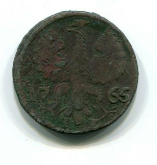 1765 Aachen 12 Heller Coin