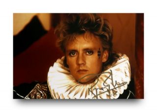 Roger Taylor Hand Signed 6x4 Photo Drummer Rock Band Queen Music Autograph,