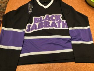 Black Sabbath " The End " Concert Tour Hockey Jersey 2016 Size Small