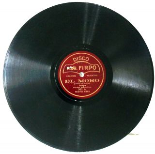 Carlos Gardel W/ Orch.  Roberto Firpo Odeon 563 El Moro 1917 Tango 78 Rpm