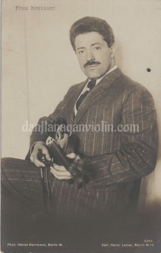 Fritz Kreisler Photo Violin Violinist