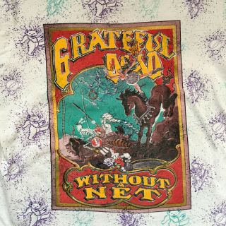 1991 Grateful Dead Without A Net Operation Dead Tour Xl T Shirt