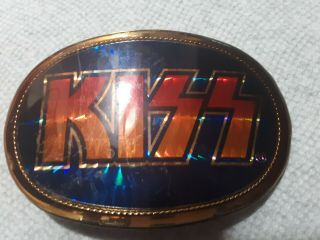 Kiss Pacifica Logo Belt Buckle Aucoin 1977