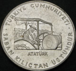 Turkey 150 Lire 1978 - Silver - Fao - Aunc - 1720 ¤