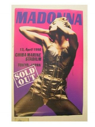 Madonna Poster Sexy Japan Tokyo Tour Commercial