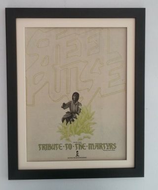 Steel Pulse The Martyrs 1979 Poster Ad Quality Framed Fast World Ship