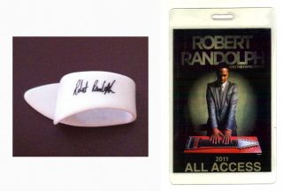 Robert Randolph & The Family Band - Roberts Real Tour Guitar Pick&backstage Pass