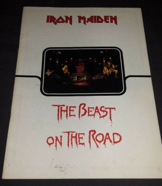 Iron Maiden: 1982 Beast On The Road U.  K.  Tour Book/program