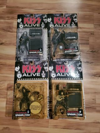 - Kiss Alive Mcfarlane Action Figure - Complete Set Of Four