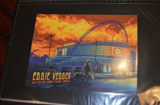 Eddie Vedder London 2019 Poster - Mumford Show Edition