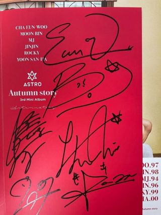 Astro [autumn Story] Autographed Signed Album