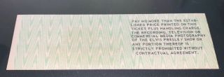 Elvis Presley - Concert Ticket Stub Sept.  20,  1977 Huntington,  W.  VA 2