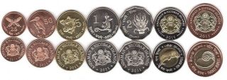 Andaman And Nicobar Isl _ Set 7 Coins 25 50 Paice 1 2 5 10 20 Rupees 2011 Unc