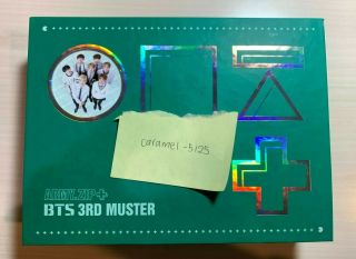 Bts 3rd Muster Army.  Zip,  Dvd Full Set [rm Photocard] (us Ship Only)