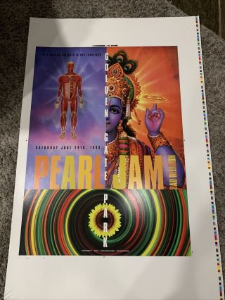 Pearl Jam Bad Religion 1995 Poster