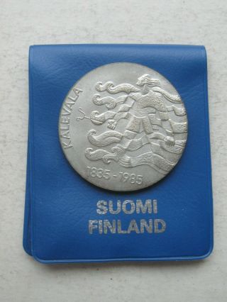 Finland Silver 50 Markkaa 1985 Kalevala UNC pacakage 2