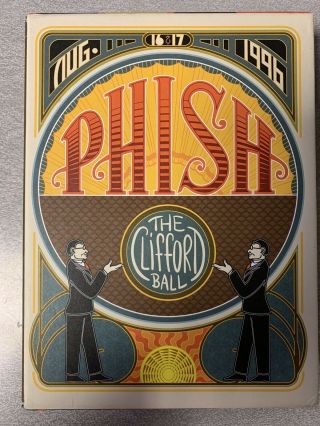 Phish - The Clifford Ball 1996 7 Dvd Box Set With Booklet,  Postcards And Stamps