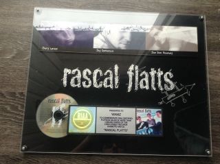 Rascal Flatts Riaa Certified Multi Platinum And Platinum Record Award