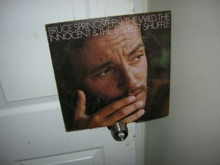 Bruce Springsteen Signed Lp The Wild Innocent &the E Street Shuffle