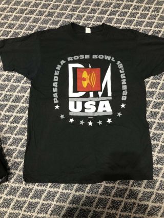 Vintage Depeche Mode 1988 Rose Bowl Concert T Shirt