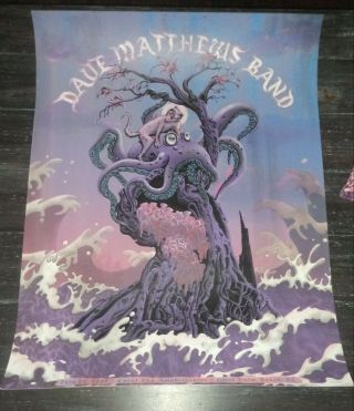 Dave Matthews Band Limited Edition Concert Poster West Palm Beach July 27,  2019